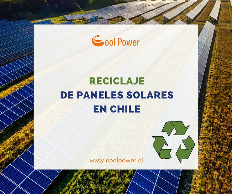 Reciclaje de paneles solares en Chile